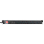 Intellinet 715195 unidad de distribución de energía (PDU) 6 salidas AC 1U Negro, Blanco (4)