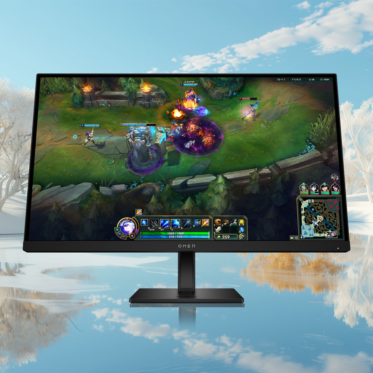 HP OMEN 27 inch FHD 180Hz Gaming Monitor - 27 G2 pantalla para PC 68,6 cm (27") 1920 x 1080 Pixeles Full HD LCD Negro (5)