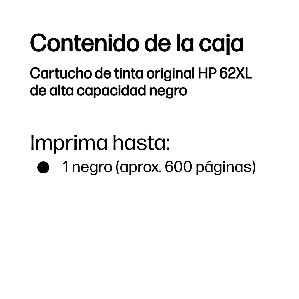 HP 62XL High Yield Black Original Ink Cartridge cartucho de tinta 1 pieza(s) Alto (4)