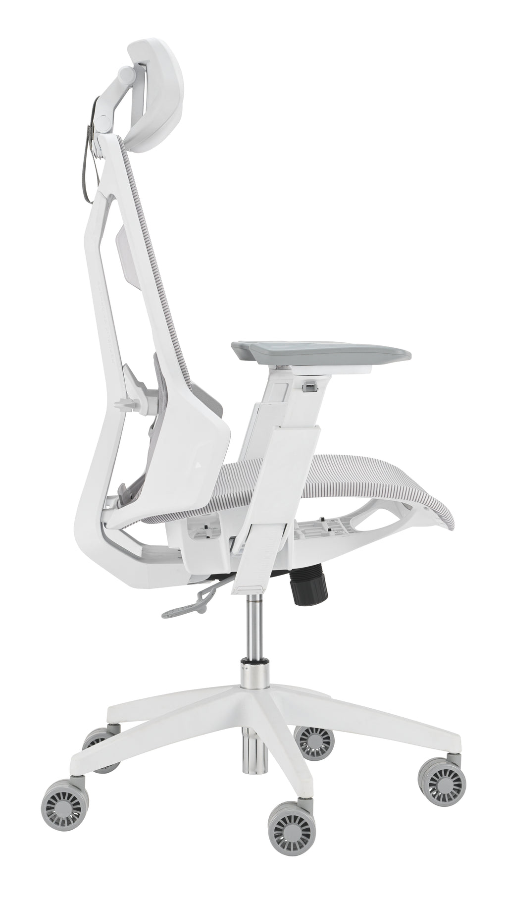 ASUS ROG Destrier Ergo Core White Silla para videojuegos de PC Asiento de malla Blanco (5)