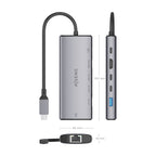 AISENS ASUC-6P030-GR base para portátil y replicador de puertos Alámbrico USB 3.2 Gen 1 (3.1 Gen 1) Type-C (5)