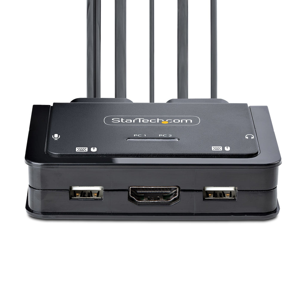 StarTech.com C2-H46-UAC-CBL-KVM interruptor KVM Negro (3)