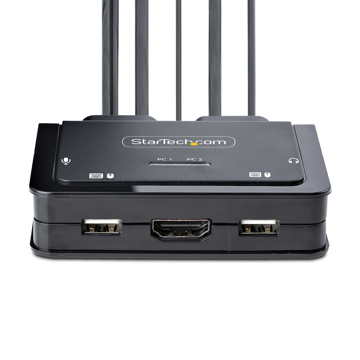 StarTech.com C2-H46-UAC-CBL-KVM interruptor KVM Negro (3)