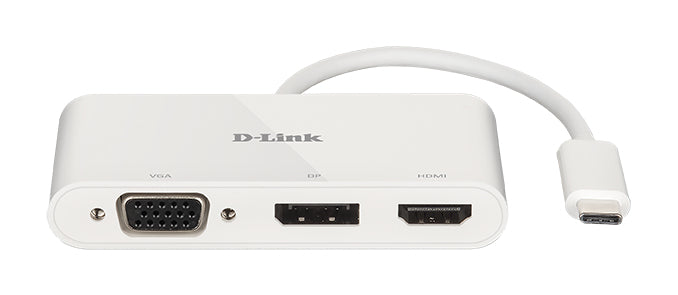 D-Link DUB-V310 base para portátil y replicador de puertos Alámbrico USB 3.2 Gen 1 (3.1 Gen 1) Type-C Blanco (2)