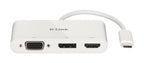 D-Link DUB-V310 base para portátil y replicador de puertos Alámbrico USB 3.2 Gen 1 (3.1 Gen 1) Type-C Blanco (2)