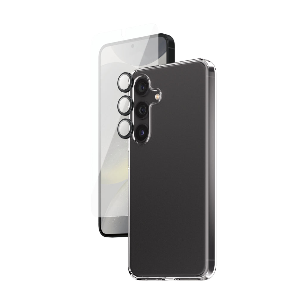 PanzerGlass SAFE. by ® 3-in-1 Bundle Samsung Galaxy S24 Protector de pantalla 1 pieza(s)