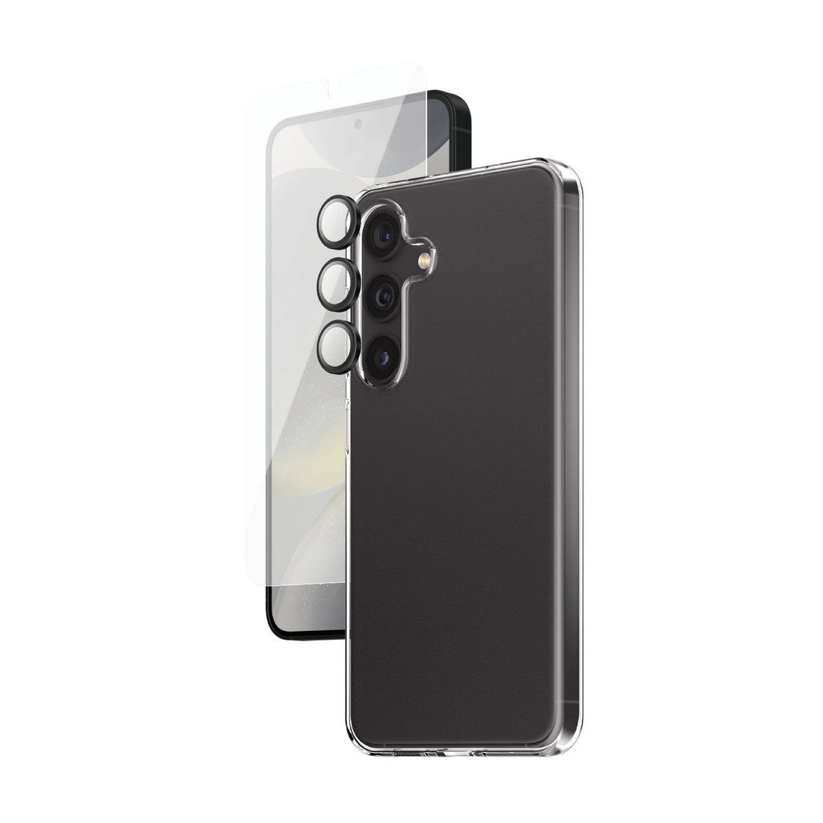 PanzerGlass SAFE. by ® 3-in-1 Bundle Samsung Galaxy S24 Protector de pantalla 1 pieza(s)