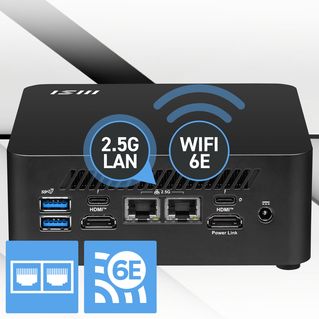 MSI Cubi NUC 1MG-014BEU Mini PC Negro 100U Intel® SoC (4)