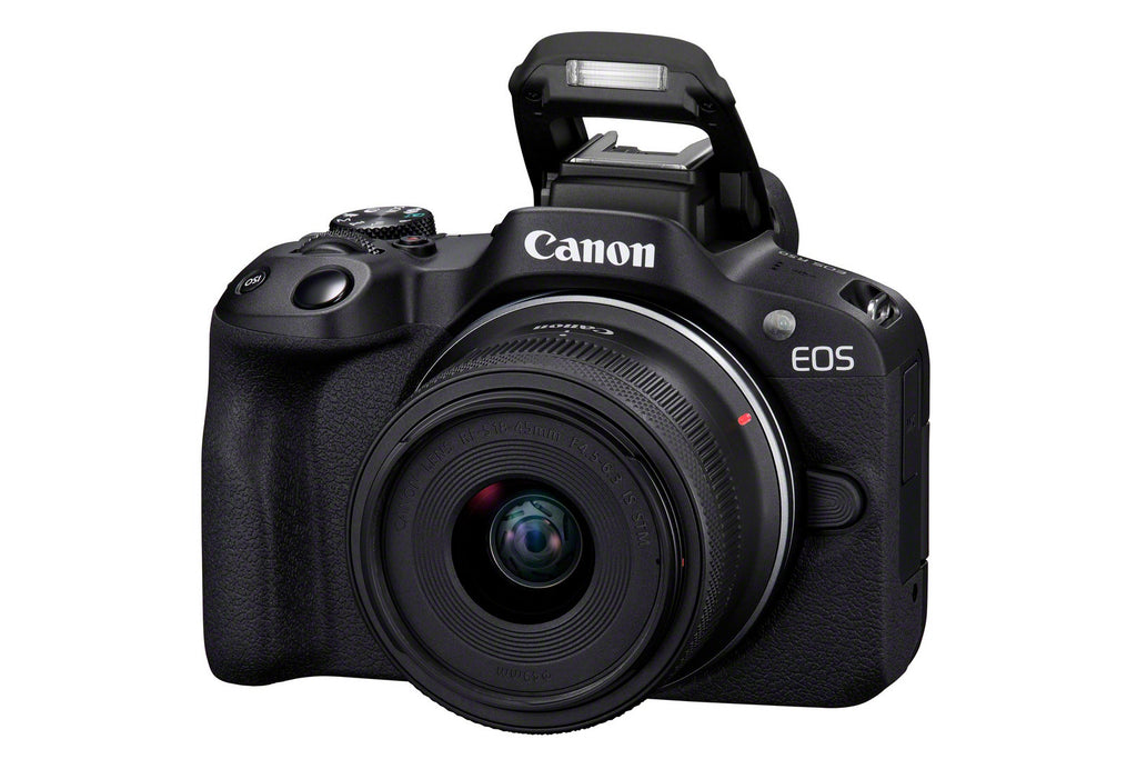 Canon EOS R50, Black + RF-S 18-45mm F4.5-6.3 IS STM Kit MILC 24,2 MP CMOS 6000 x 4000 Pixeles Negro (4)