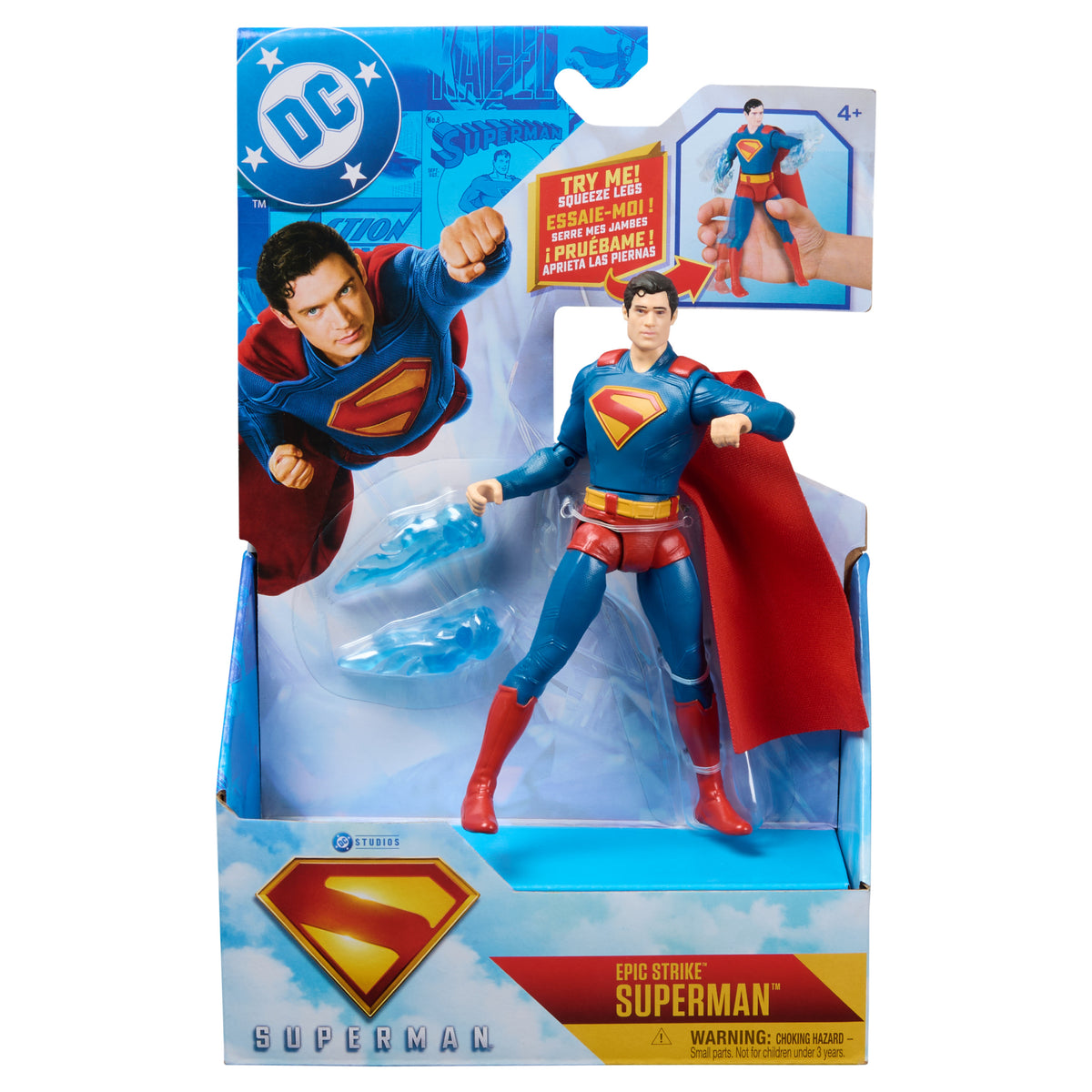 DC Comics SUP FGR 6in BattleAttackFeatSuperman GML