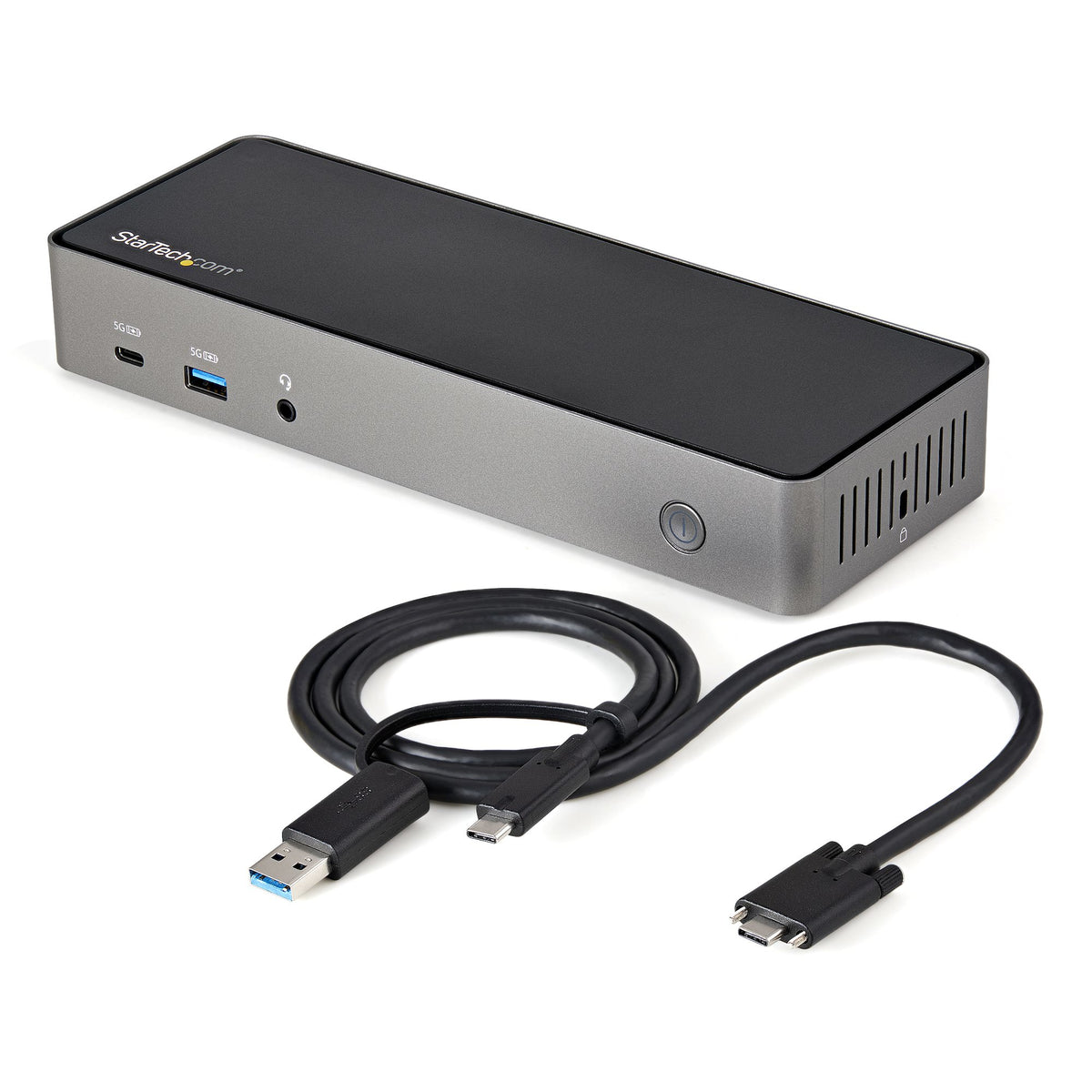 StarTech.com DK31C3HDPDUE base para portátil y replicador de puertos Alámbrico USB 3.2 Gen 2 (3.1 Gen 2) Type-C Negro, Gris