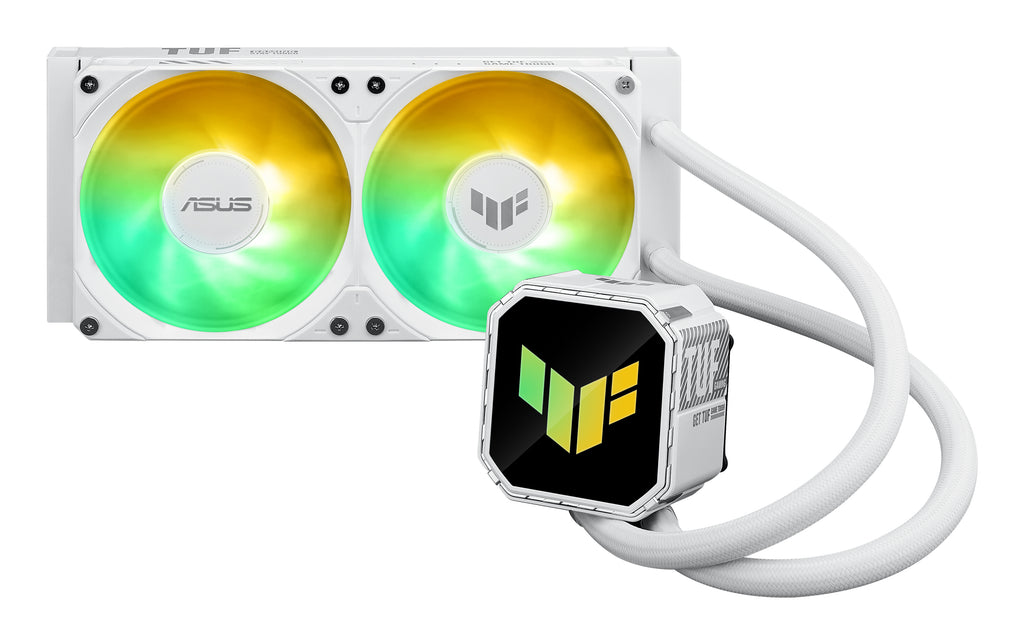ASUS TUF GAMING LC III 240 ARGB WHT Procesador Sistema de refrigeración líquida todo en uno 12 cm Blanco (3)