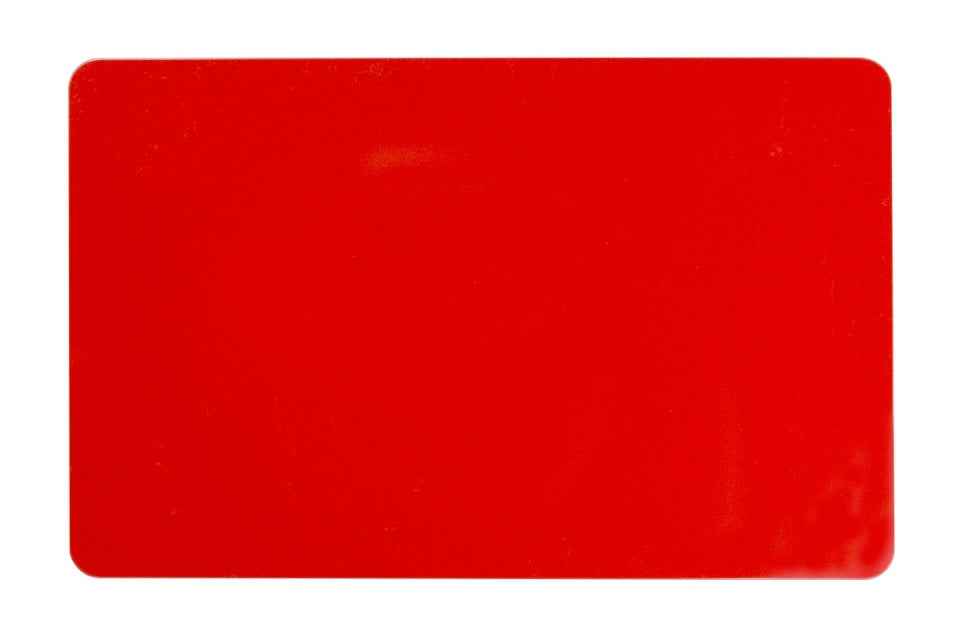 Evolis plastic card, 100 pcs., red
