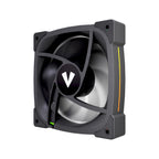 VIDA Stealth 120mm ARGB PWM Case Fan, Hydraulic Bearing, Outer Ring Lighting