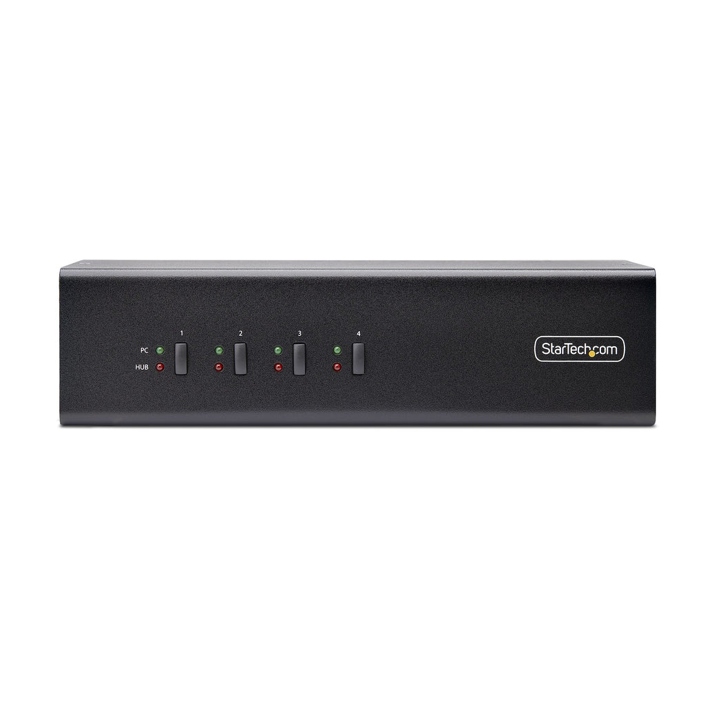 StarTech.com P4DD46A2-KVM-SWITCH interruptor KVM Negro
