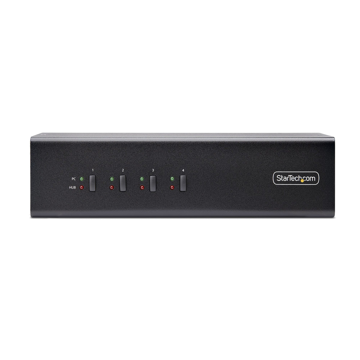 StarTech.com P4DD46A2-KVM-SWITCH interruptor KVM Negro