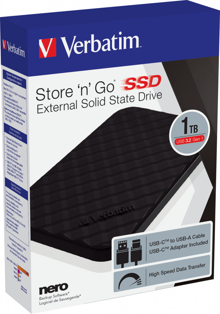 Verbatim Store 'n' Go USB Tipo C 3.2 Gen 1 (3.1 Gen 1) Negro (53230)