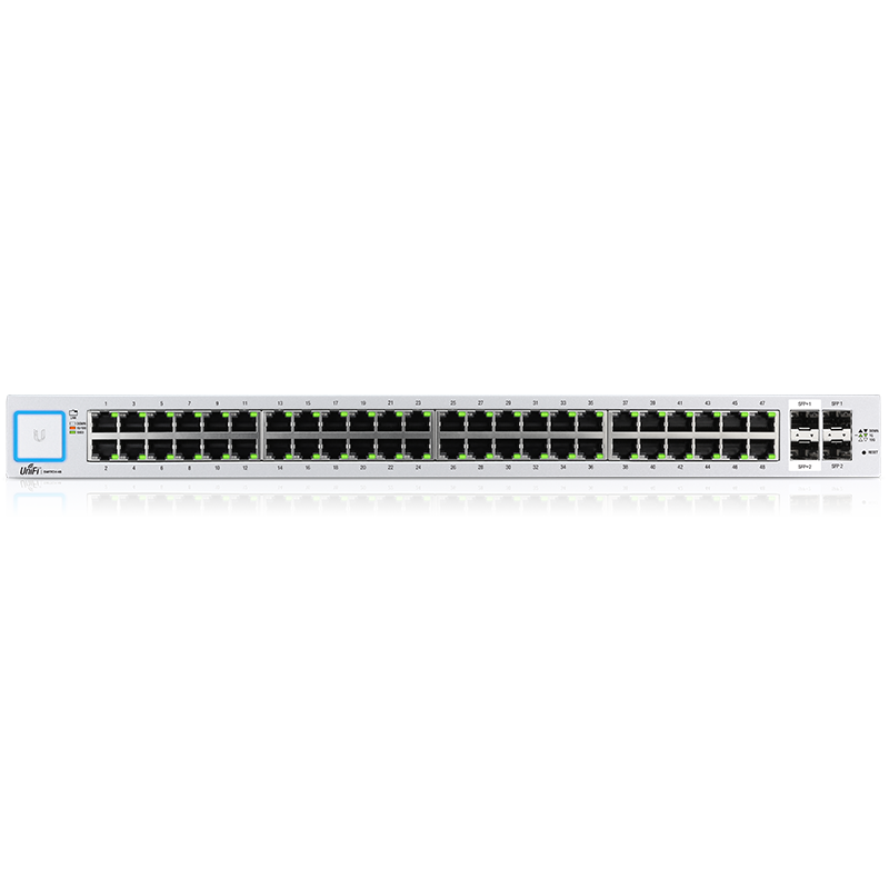 Ubiquiti US-48-EU - Conmutador, Gestionado, 48 x 10/100/1000 + 2 x 10 Gigabit