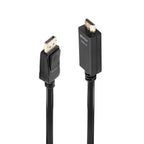 Lindy 36924 adaptador de cable de vídeo 5 m DisplayPort HDMI tipo A (Estándar) Negro (2)