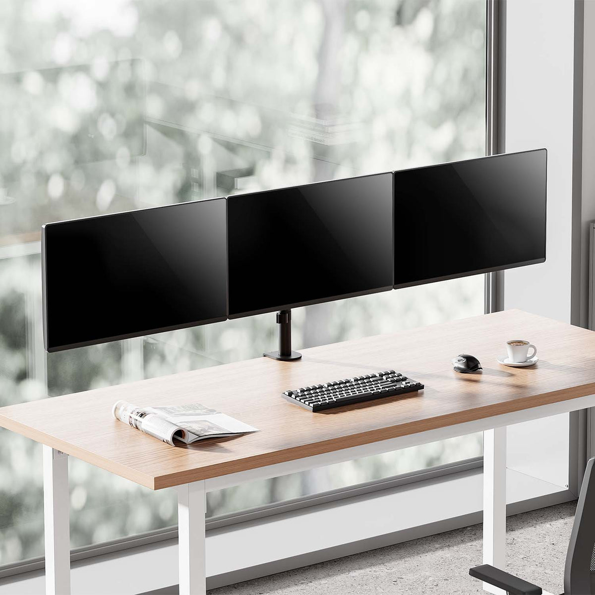 AISENS DT27TSR-281 soporte para monitor 68,6 cm (27") Escritorio (6)