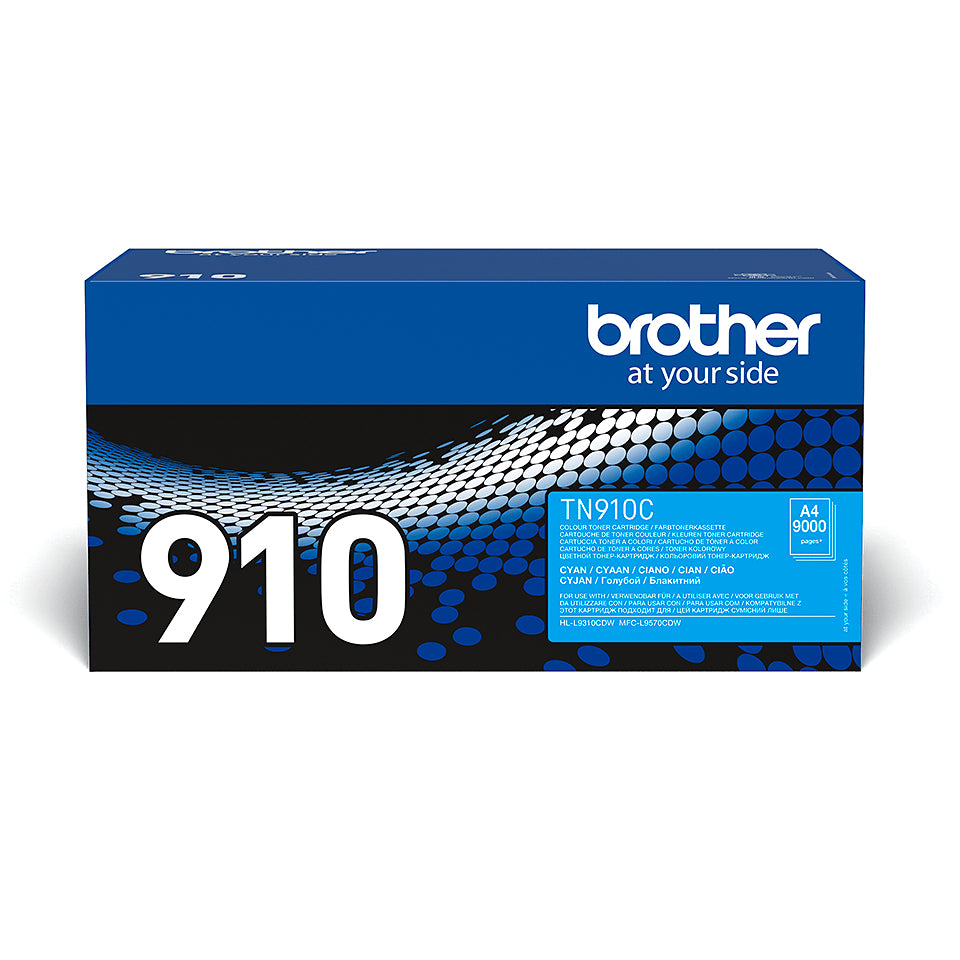 Brother TN-910C cartucho de tóner 1 pieza(s) Original Cian (2)