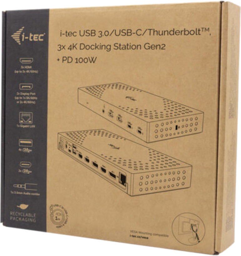 Docking i-tec USB-C/A - 3xHDMI/2xDP (3)