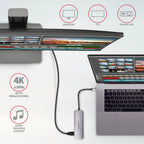 Axagon HMC-HCR3A 3x USB-A+ HDMI+ SD/microSD USB-C 3.2 Gen 1 hub 20cm Alámbrico USB 3.2 Gen 1 (3.1 Gen 1) Type-C Gris (4)