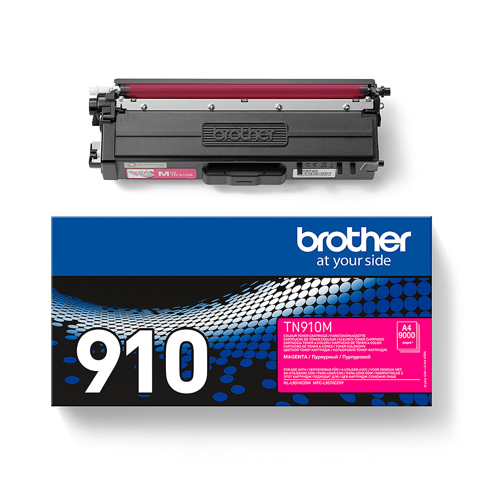 Brother TN-910M cartucho de tóner 1 pieza(s) Original Magenta (5)