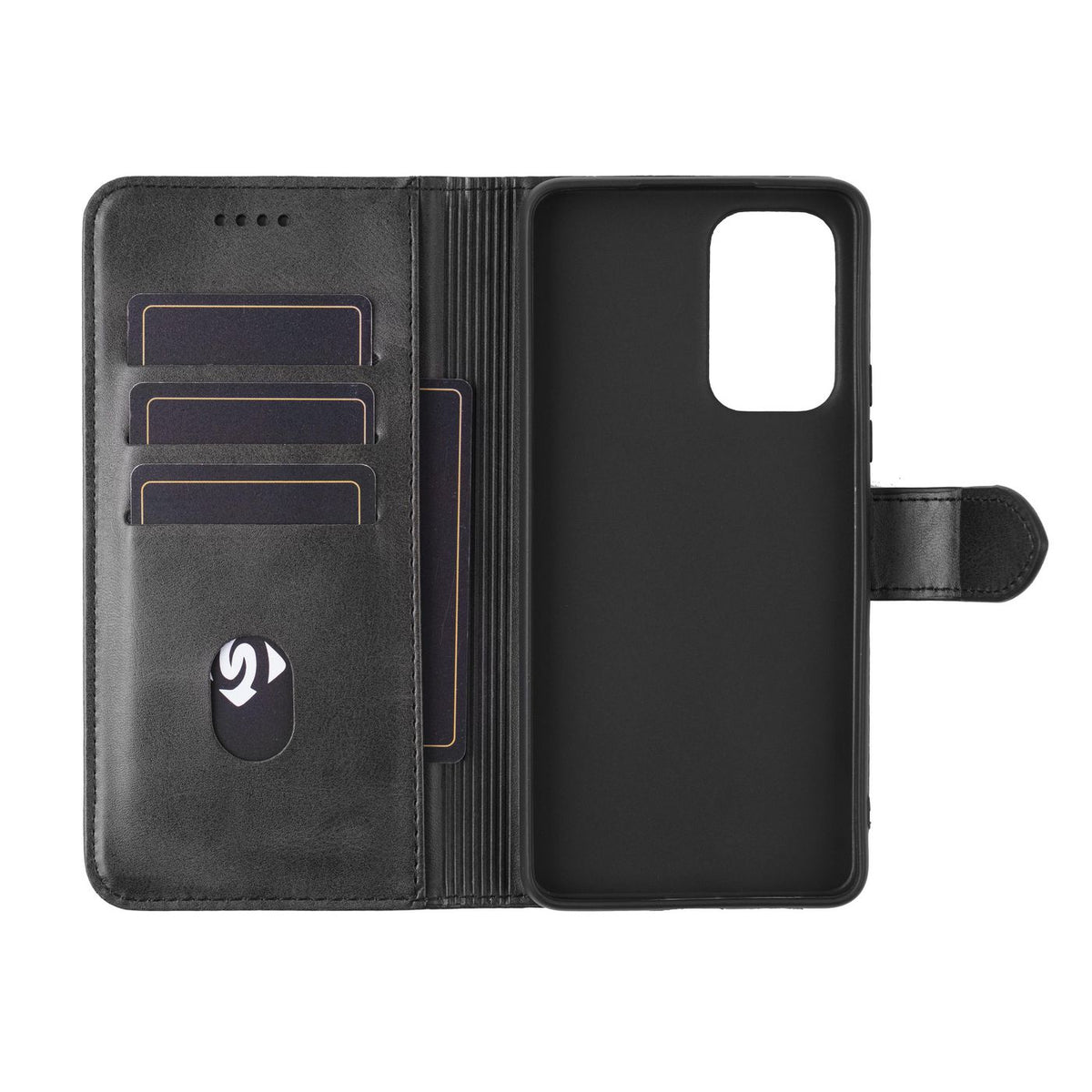 eSTUFF ES67340003-BULK funda para teléfono móvil Funda cartera Negro (3)