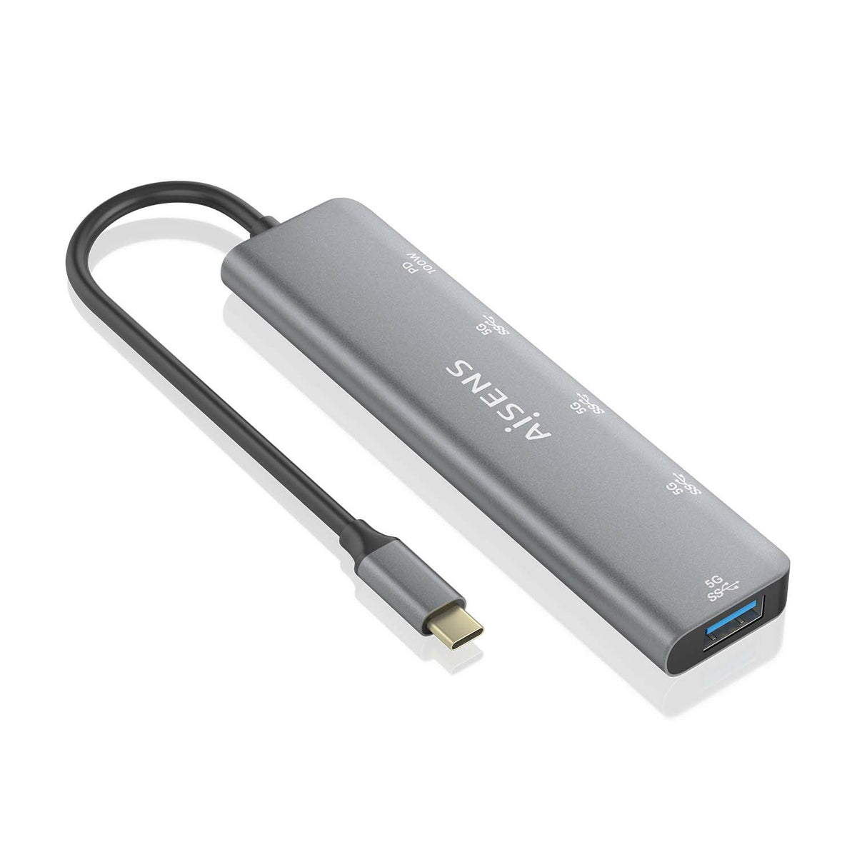 AISENS A109-0857 hub de interfaz USB 3.2 Gen 1 (3.1 Gen 1) Type-C 5 Mbit/s (2)