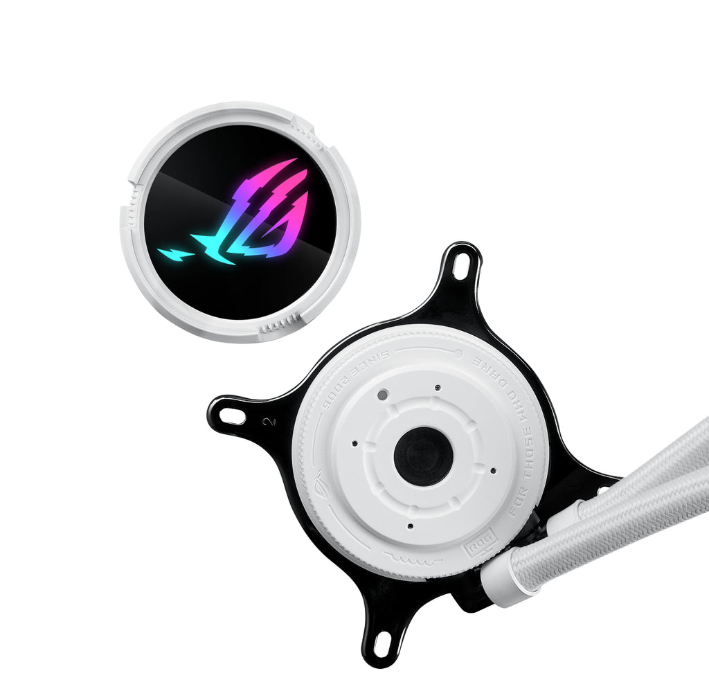 ASUS ROG Strix LC III 360 ARGB White Edition Procesador Sistema de refrigeración líquida todo en uno 12 cm Blanco (9)
