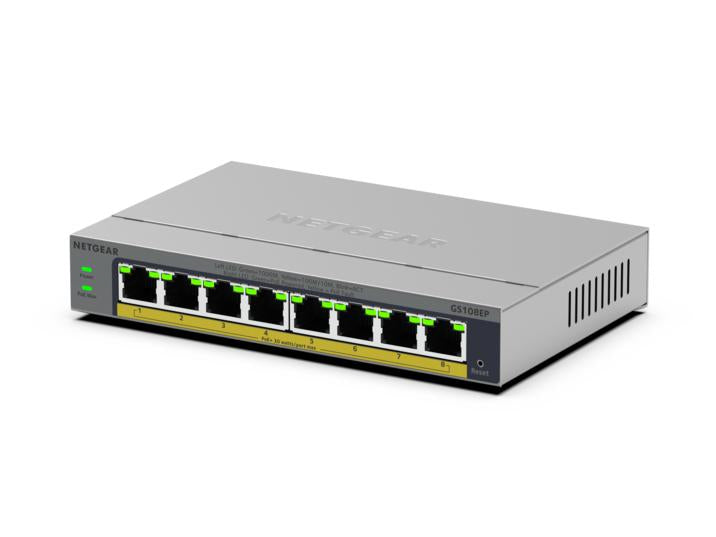 NETGEAR GS108EP Gestionado L2/L3 Gigabit Ethernet (10/100/1000) Gris (3)