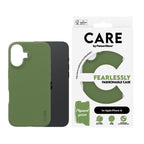 PanzerGlass CARE™ by ® Case Green iPhone 16 funda para teléfono móvil Verde
