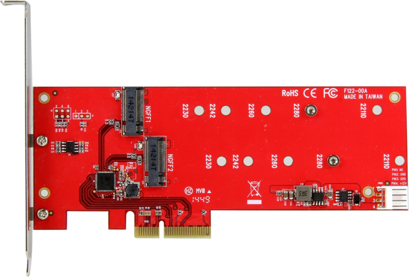 Startech PEX2M2 - Adaptador para Tarjeta NGFF, Controlador de almacenamiento (2)
