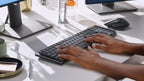 Logitech 920-010755 teclado Oficina RF Wireless + Bluetooth QWERTY Nórdico Grafito (5)