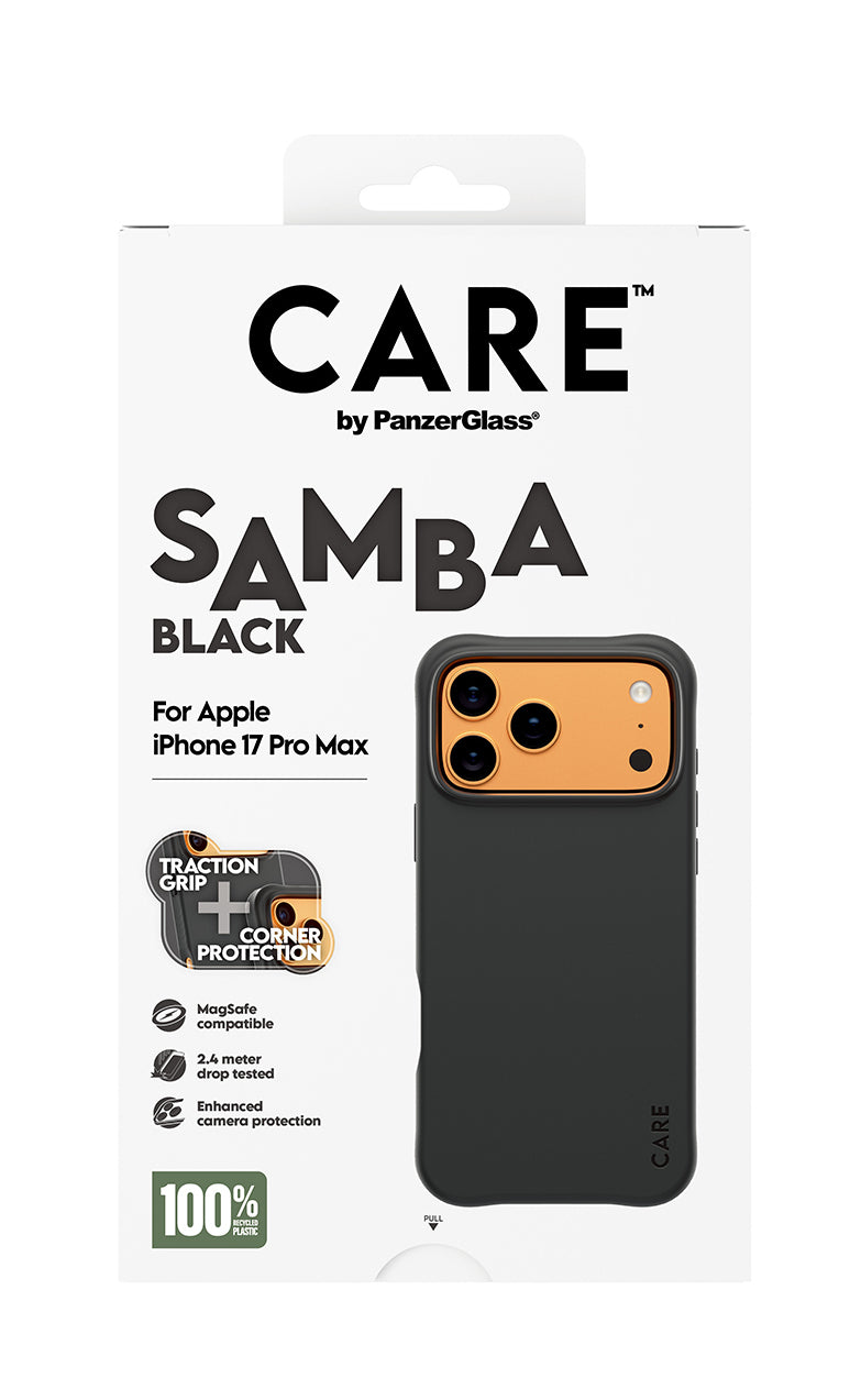 PanzerGlass CARE™ by ® Samba Case Black w. MagSafe iPhone 17 Pro Max funda para teléfono móvil Negro (3)