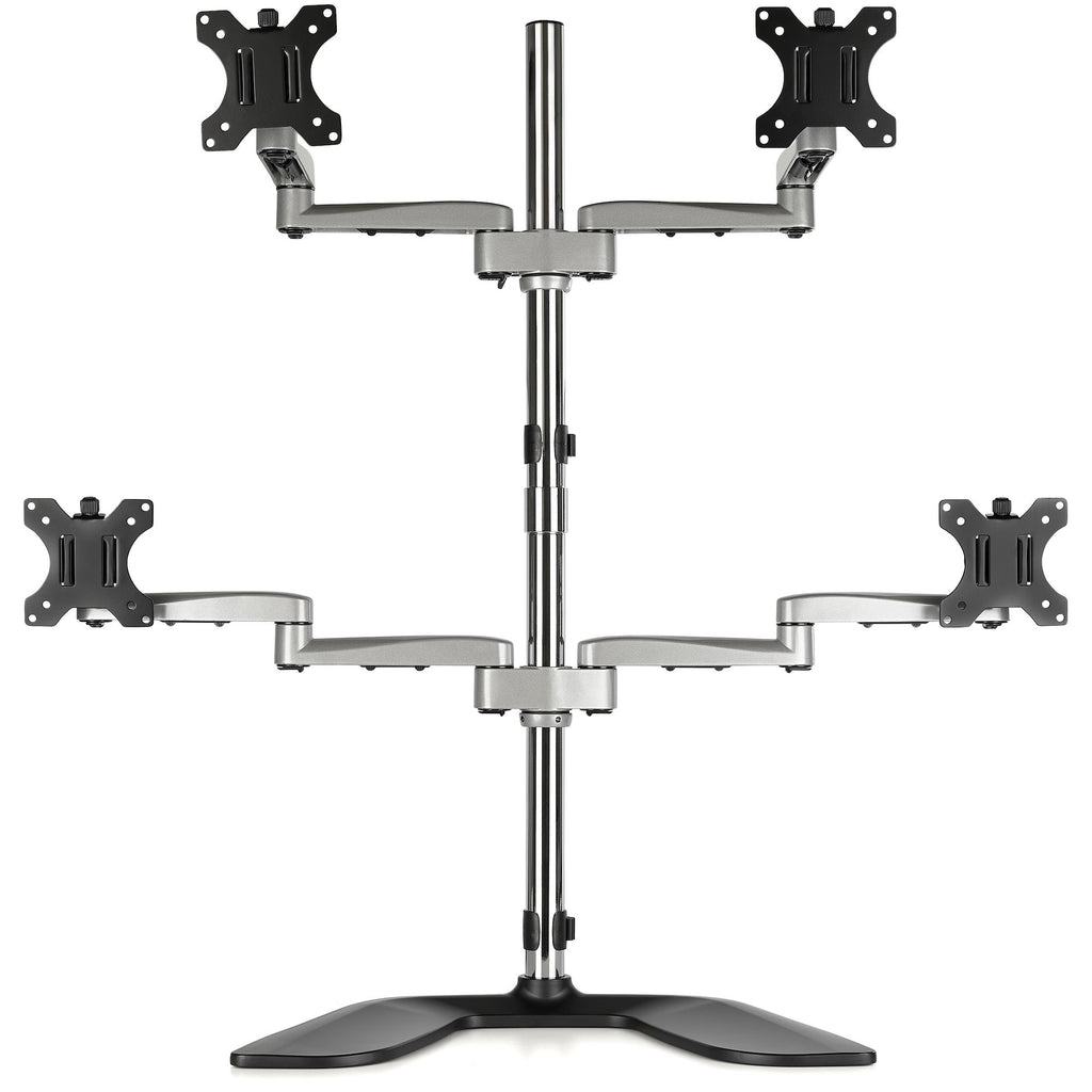 StarTech.com ARMQUADSS soporte para monitor 32" Negro, Plata