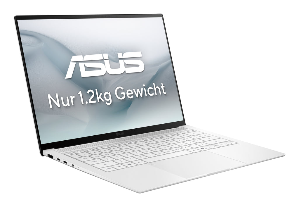 ASUS Zenbook S14 UX5406AA-SU236W Copilot+ PC Intel Core Ultra 9 386H Portátil 35,6 cm (14") Pantalla táctil 3K 32 GB LPDDR5x-SDRAM 1 TB SSD Wi-Fi 7 (802.11be) Windows 11 Home Blanco QWERTZ Alemán (3)