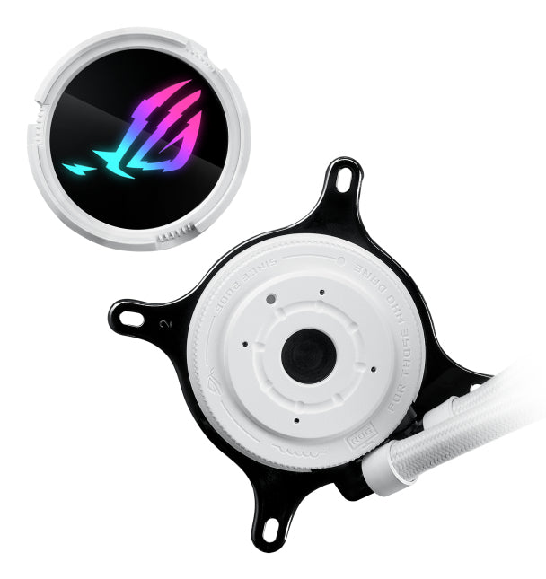 ASUS ROG Strix LC III 240 ARGB White Edition Procesador Sistema de refrigeración líquida todo en uno 12 cm Blanco (5)