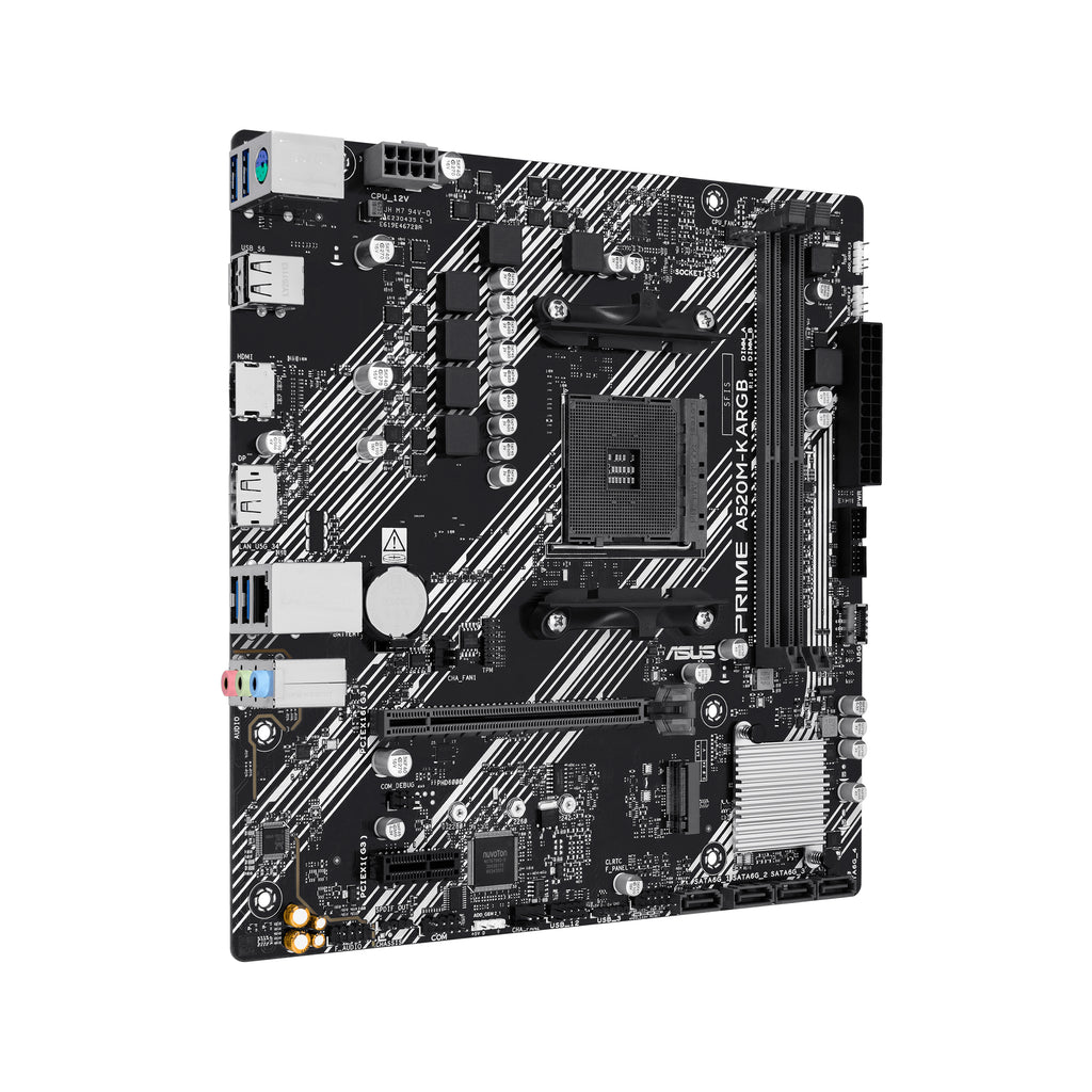 ASUS PRIME A520M-K ARGB AMD A520 Zócalo AM4 micro ATX (3)