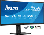 iiyama ProLite XCB3497WQSNP-B1 pantalla para PC 86,4 cm (34") 3440 x 1440 Pixeles UltraWide Quad HD LED Negro (2)