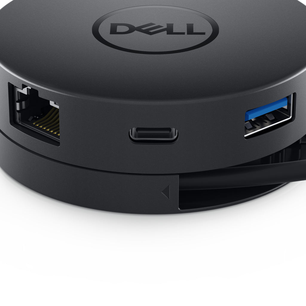 DELL Mobile Adapter DA300 Alámbrico USB 3.2 Gen 2 (3.1 Gen 2) Type-C Negro (6)