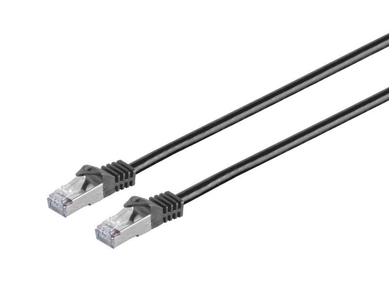 Microconnect SFTP710S cable de red Negro 10 m Cat7 S/FTP (S-STP) Alrededor (2)