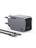 Ugreen 25871 cargador de dispositivo móvil Universal Gris Corriente alterna Carga rápida Interior (2)