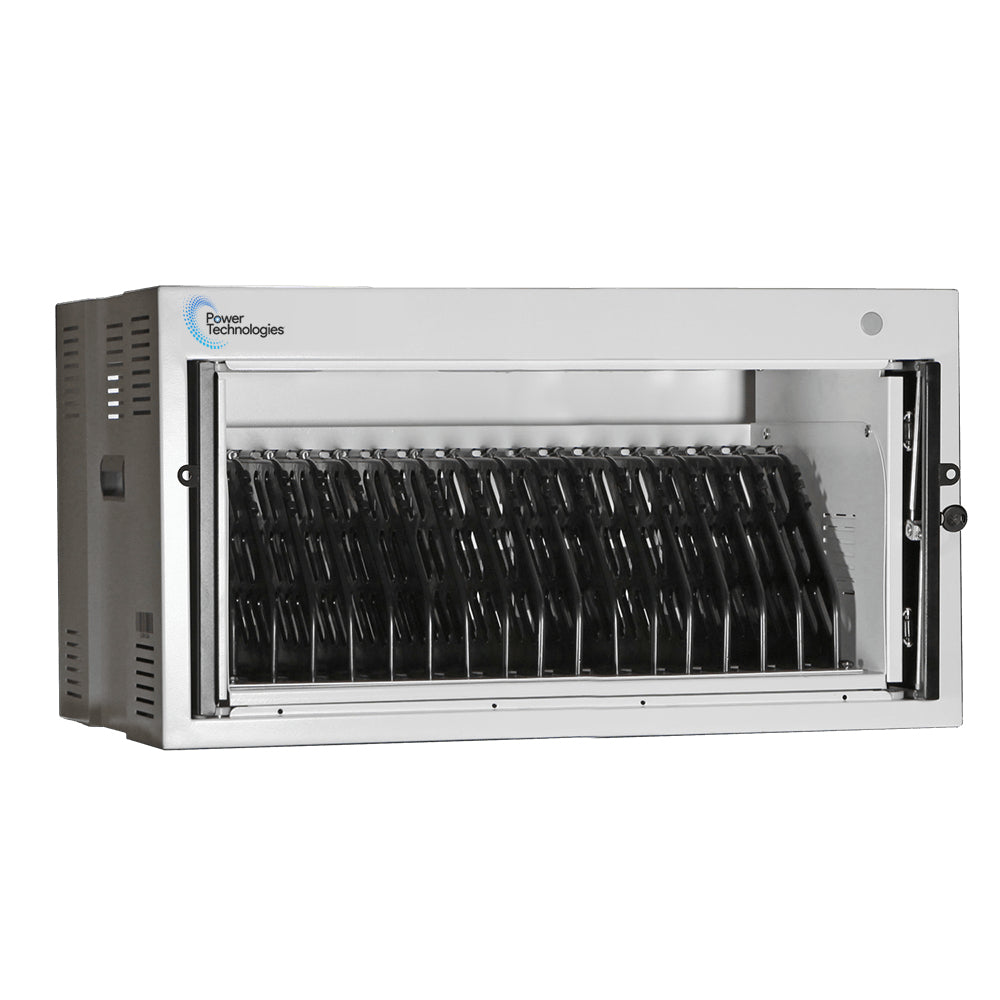 Power Technologies AC-MINI-16 Armario de gestión y carga para dispositivos portátiles Blanco