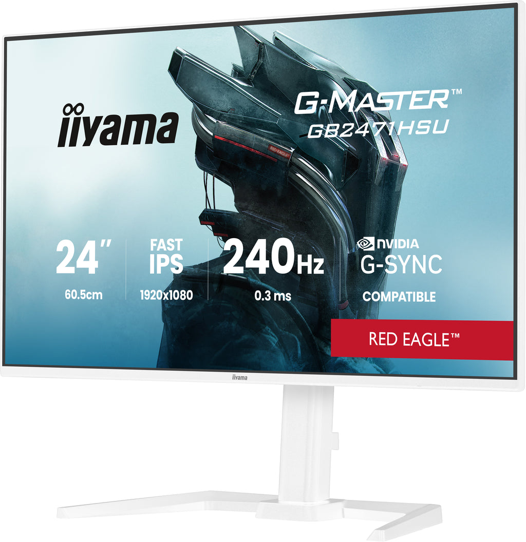 iiyama G-MASTER GB2471HSU-W1 pantalla para PC 60,5 cm (23.8") 1920 x 1080 Pixeles Full HD LED Blanco (5)