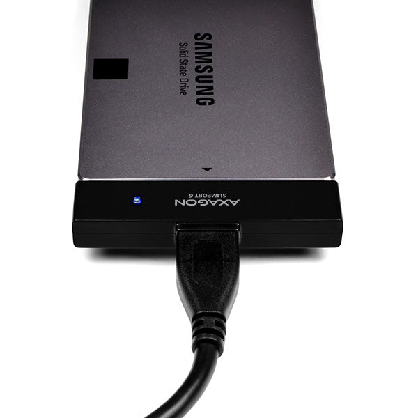Axagon ADSA-1S6 caja para disco duro externo Carcasa de disco duro/SSD Negro 2.5" (8)