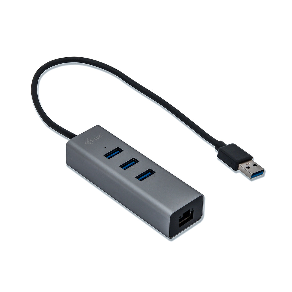 i-tec Metal U3METALG3HUB hub de interfaz USB 3.2 Gen 1 (3.1 Gen 1) Type-A 5000 Mbit/s Gris (2)