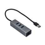 i-tec Metal U3METALG3HUB hub de interfaz USB 3.2 Gen 1 (3.1 Gen 1) Type-A 5000 Mbit/s Gris (2)