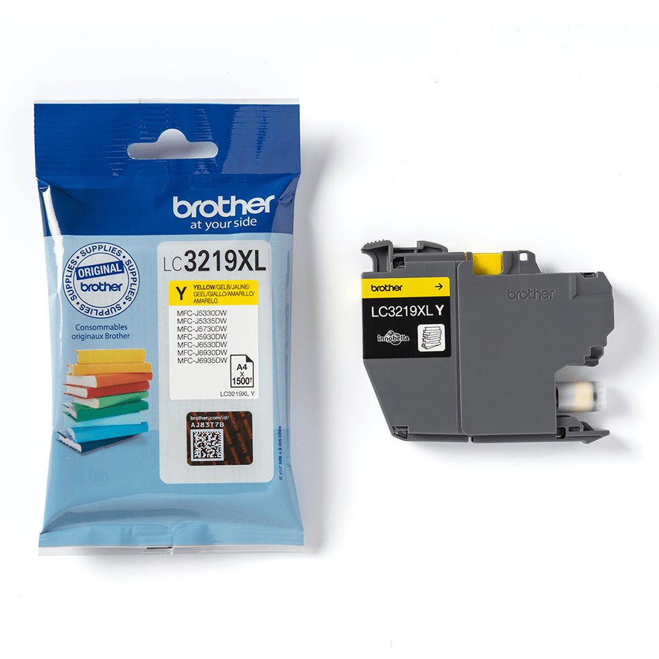Brother LC3219XLY cartucho de tinta 1 pieza(s) Original Amarillo (3)